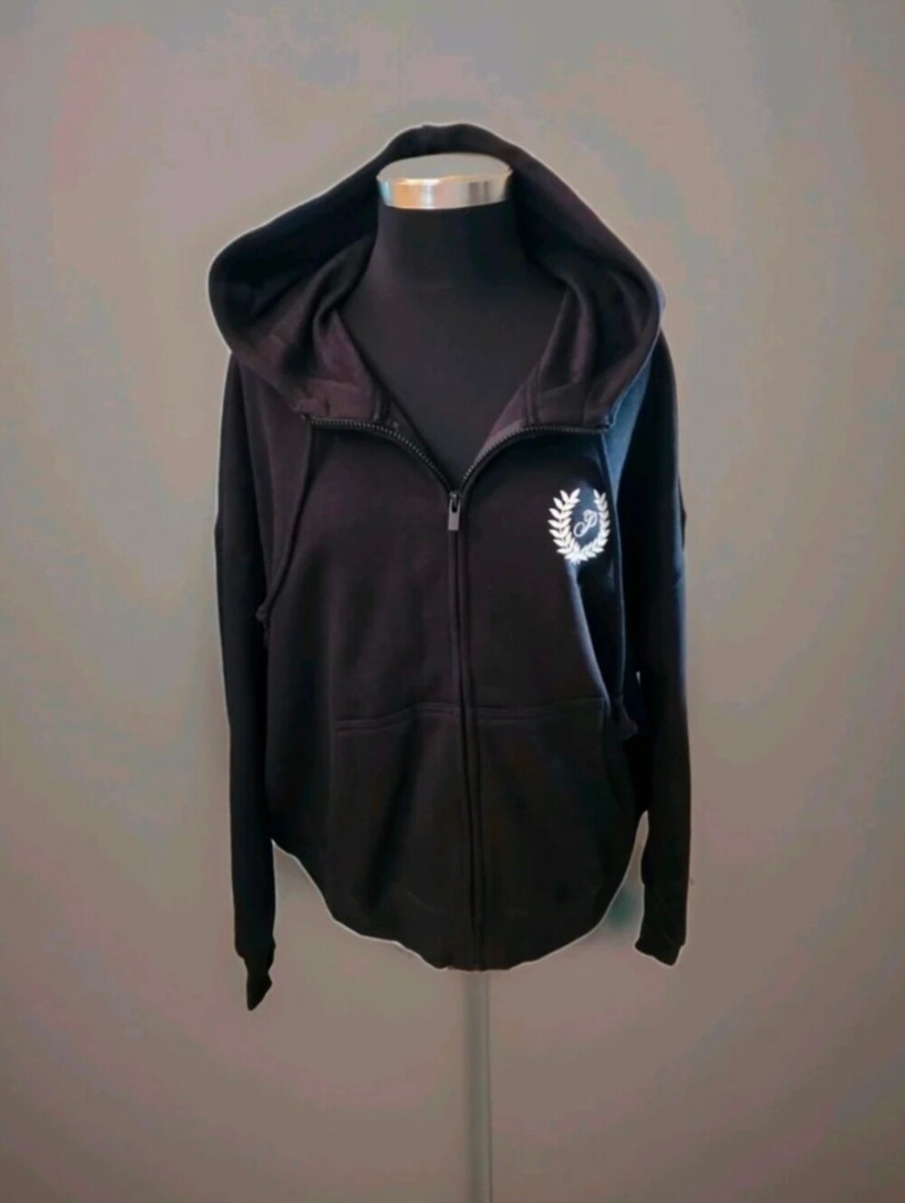 Victoria's Secret PINK Everyday Fleece Relaxed Full Zip Hooded Sweatshirt Hoodie